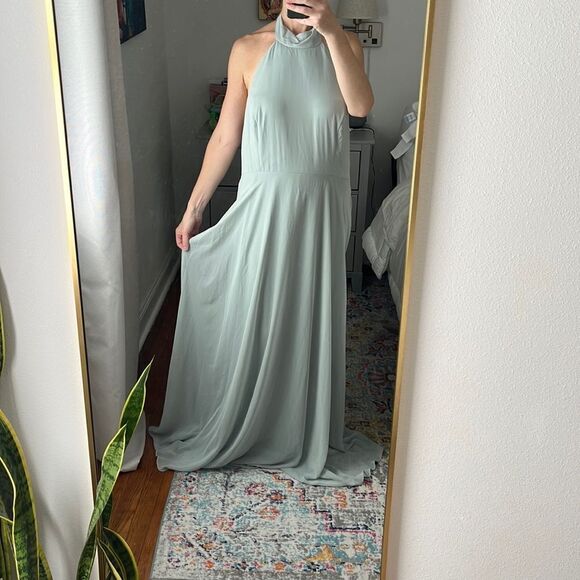 After Six Sage Green Maxi Dress - Picture 2 of 9